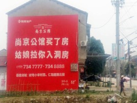  石泉墙体广告在乡镇、农村市场的媒体优势