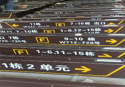  石泉广告标识中，常见的几种安装方式。