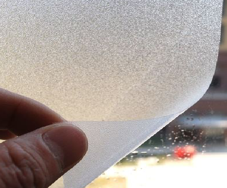  石泉玻璃门外面粘广告用什么材料好？